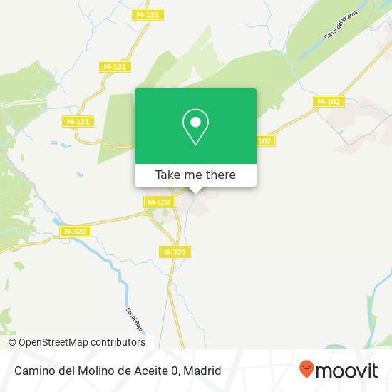 mapa Camino del Molino de Aceite 0