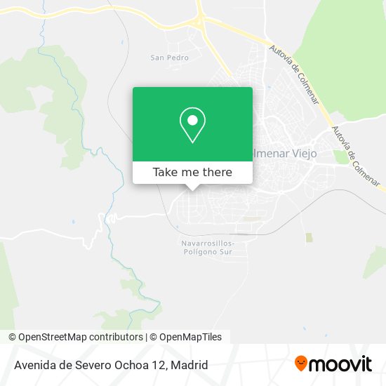 mapa Avenida de Severo Ochoa 12