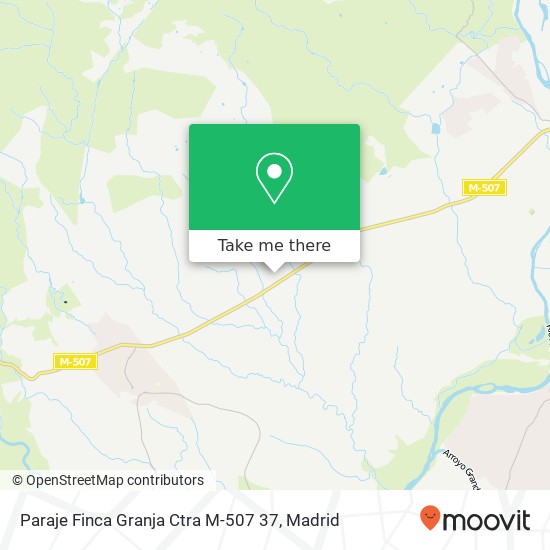 Paraje Finca Granja Ctra M-507 37 map