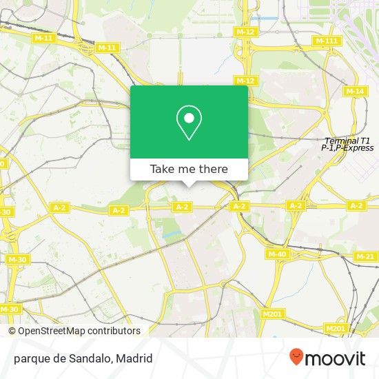 parque de Sandalo map