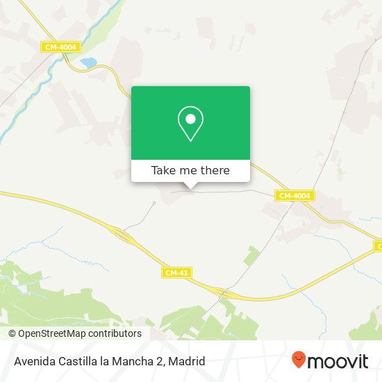 mapa Avenida Castilla la Mancha 2