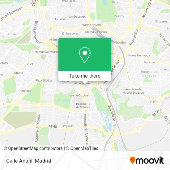 Calle Anafil map