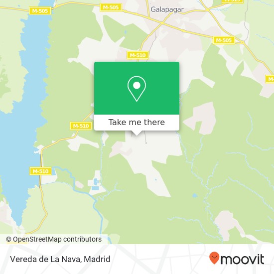 mapa Vereda de La Nava