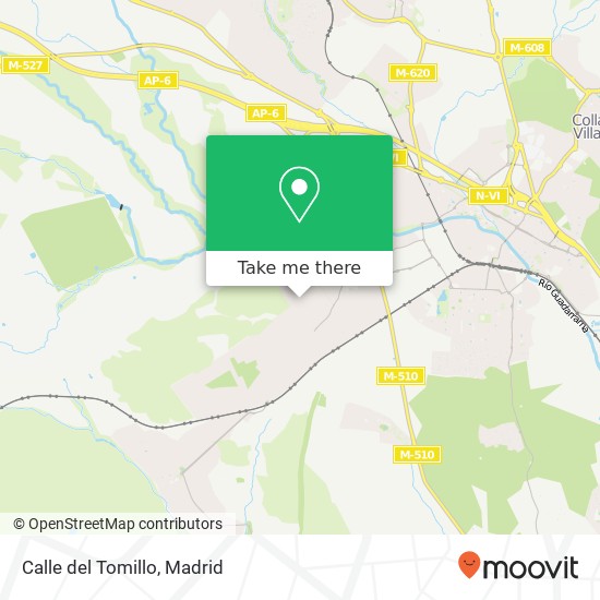 Calle del Tomillo map