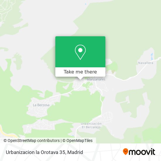 Urbanizacion la Orotava 35 map