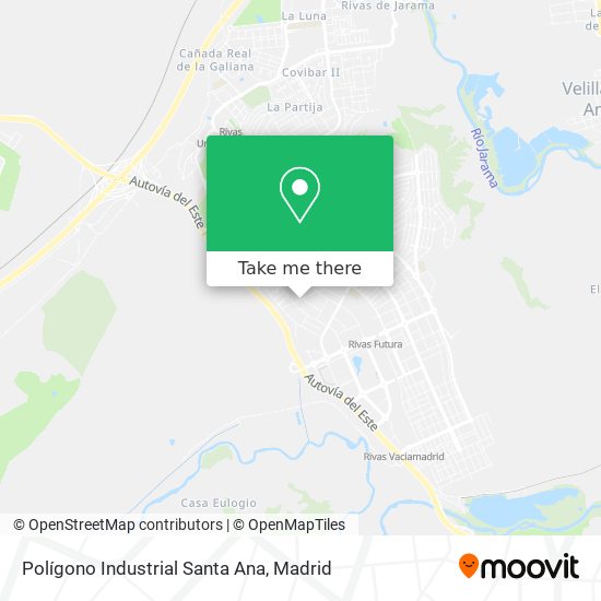 mapa Polígono Industrial Santa Ana