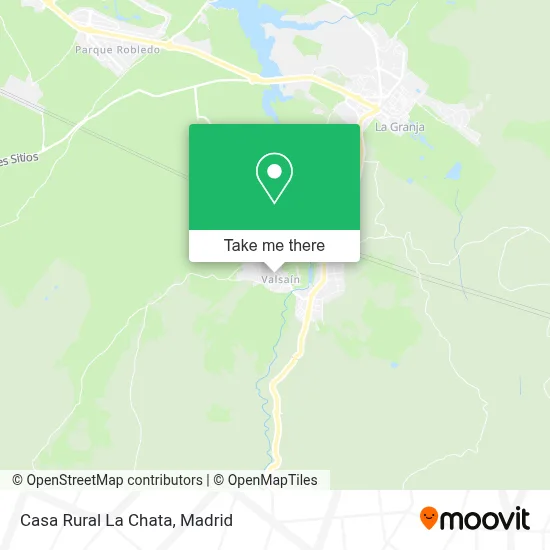 Casa Rural La Chata map