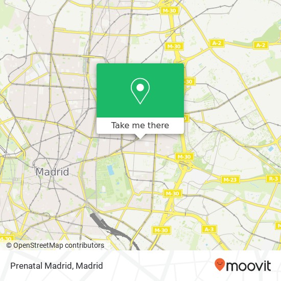 Prenatal Madrid map