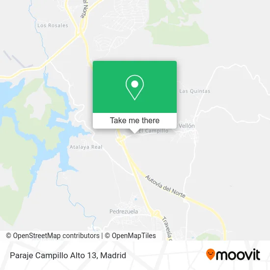 Paraje Campillo Alto 13 map