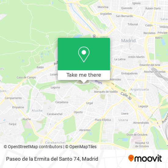 Paseo de la Ermita del Santo 74 map