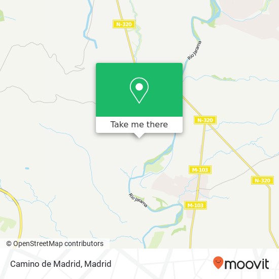 mapa Camino de Madrid