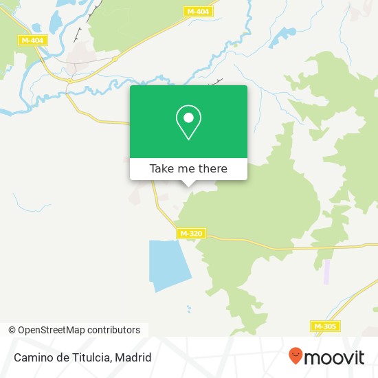 Camino de Titulcia map