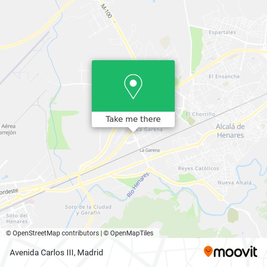 mapa Avenida Carlos III