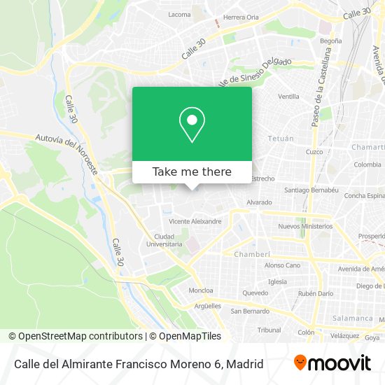 mapa Calle del Almirante Francisco Moreno 6