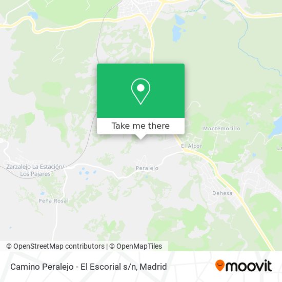 Camino Peralejo - El Escorial s / n map