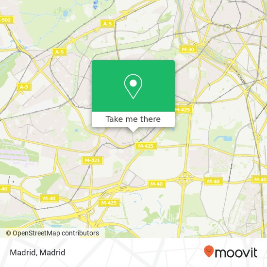 Madrid map