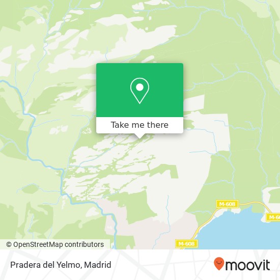 Pradera del Yelmo map