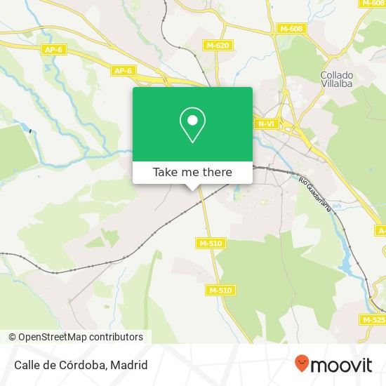 mapa Calle de Córdoba