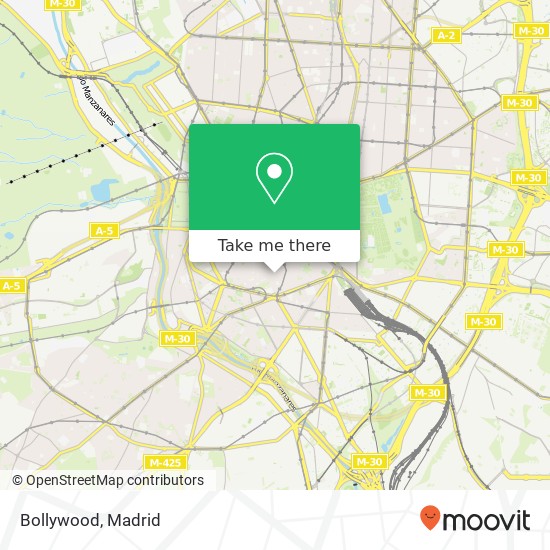 mapa Bollywood