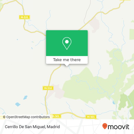 Cerrillo De San Miguel map