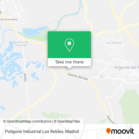 Polígono Industrial Los Robles map