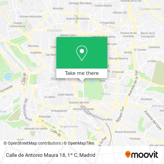 Calle de Antonio Maura 18, 1º C map