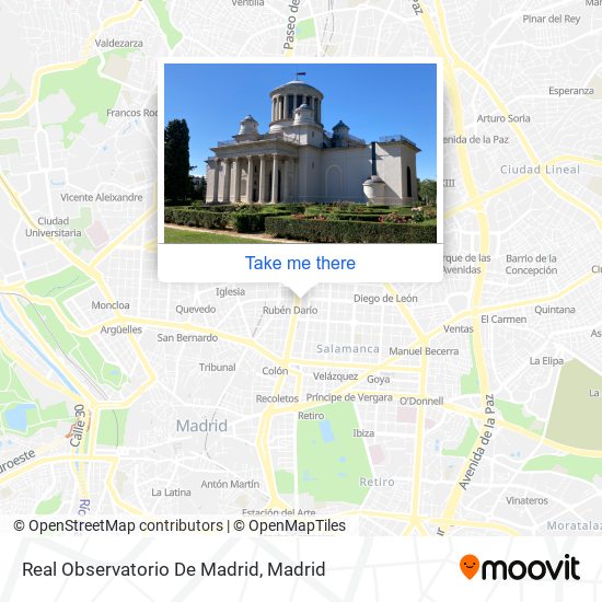 Real Observatorio De Madrid map