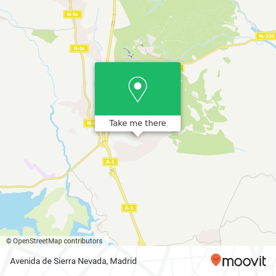 Avenida de Sierra Nevada map