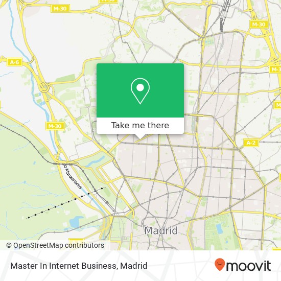 mapa Master In Internet Business