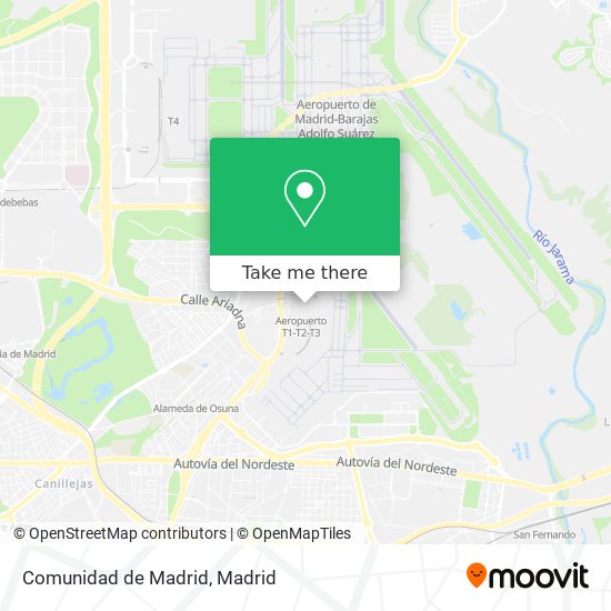 mapa Comunidad de Madrid