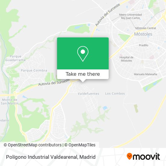 Polígono Industrial Valdearenal map