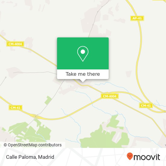 mapa Calle Paloma