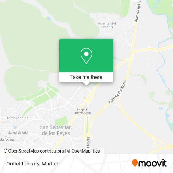 Outlet Factory map
