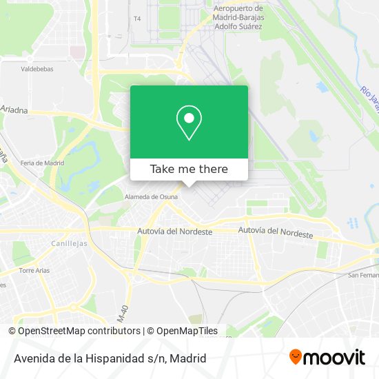Avenida de la Hispanidad s/n map