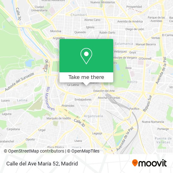 Calle del Ave María 52 map