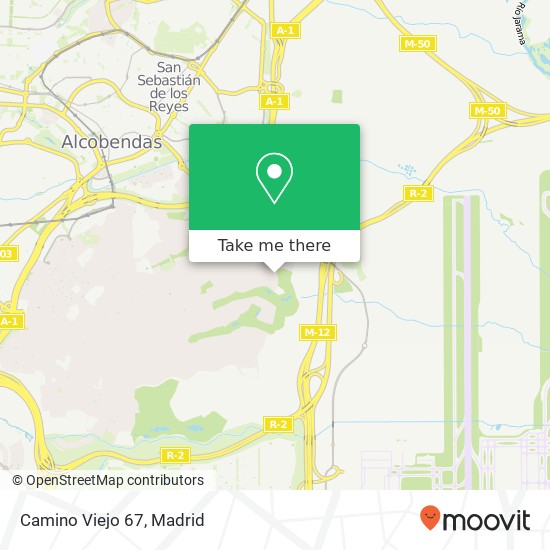 Camino Viejo 67 map
