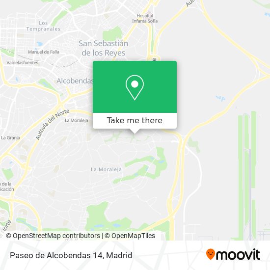 mapa Paseo de Alcobendas 14