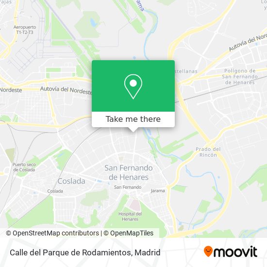 Calle del Parque de Rodamientos map