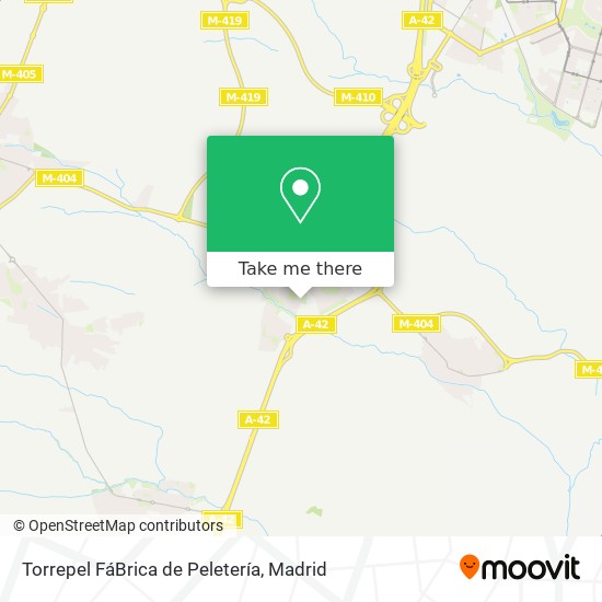 Torrepel FáBrica de Peletería map