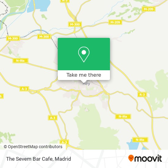 The Sevem Bar Cafe map
