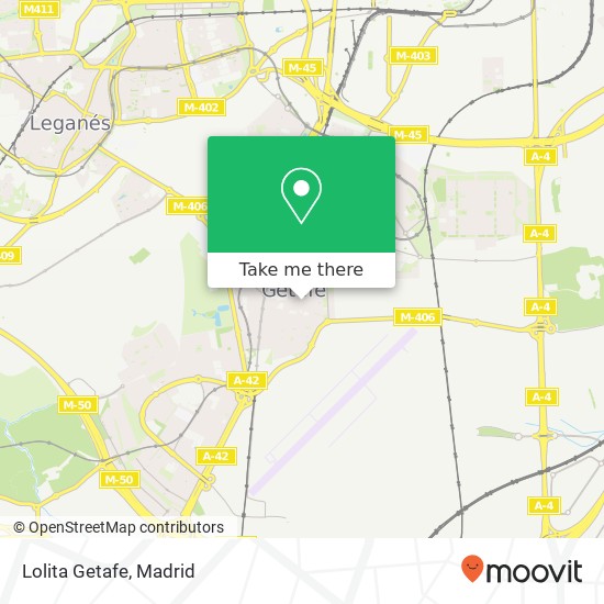 Lolita Getafe map