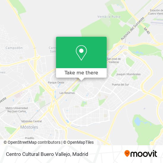mapa Centro Cultural Buero Vallejo