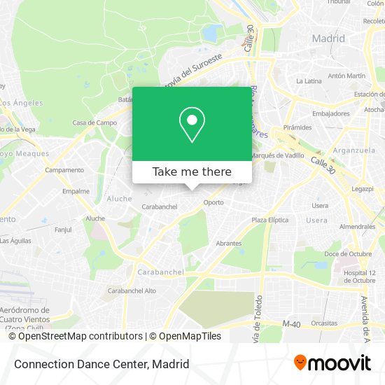 mapa Connection Dance Center