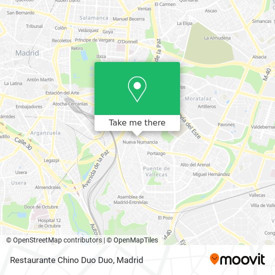 Restaurante Chino Duo Duo map