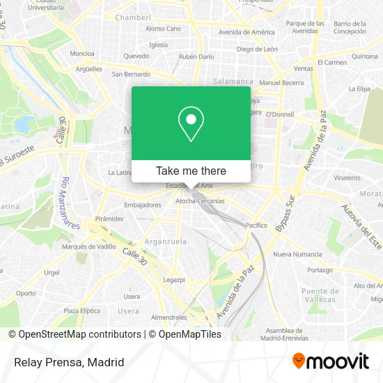 Relay Prensa map