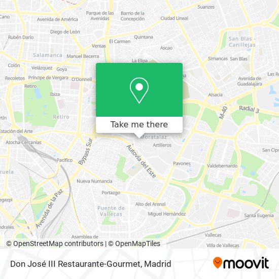 Don José III Restaurante-Gourmet map