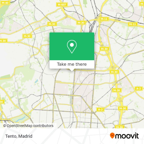 Tento map