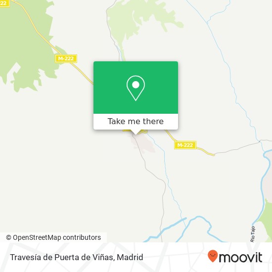 Travesía de Puerta de Viñas map