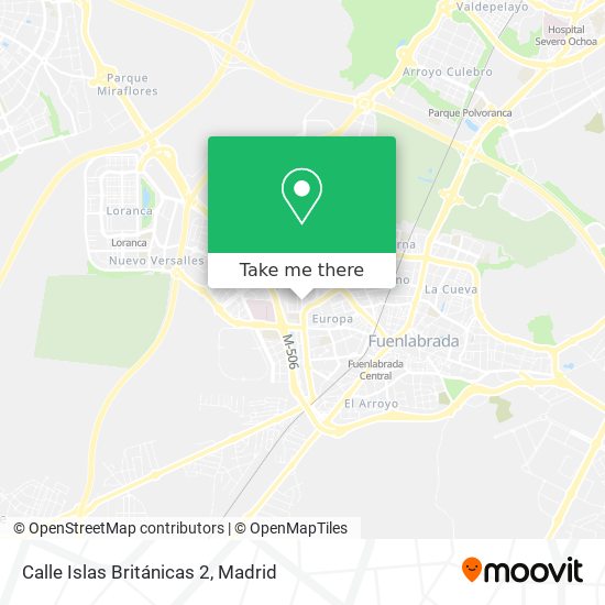 Calle Islas Británicas 2 map
