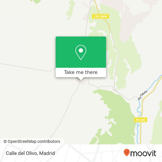 Calle del Olivo map